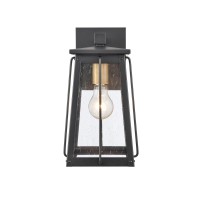 Kirkdale 13'' High 1-Light Outdoor Sconce - Matte Black