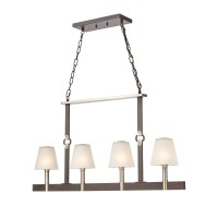 Armstrong Grove 36'' Wide 4-Light Linear Chandelier - Espresso