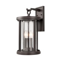 Brison 18'' High 3-Light Outdoor Sconce - Oil Rubbed Bronze