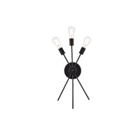 Living District Ld640W10Bk 11 In Lucca Bath Sconce In Black