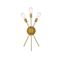 Living District Ld640W10Br 11 In Lucca Bath Sconce In Brass