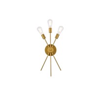 Living District Ld640W10Br 11 In Lucca Bath Sconce In Brass