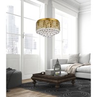 Tully 8 Lights Pendant In Brass