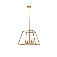 Declan 20 Inch Pendant In Brass