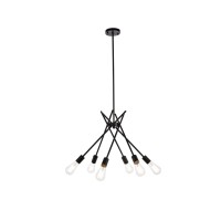 Lucca 23 Inch Pendant In Black