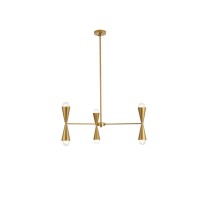 Cade 34 Inch Pendant In Brass