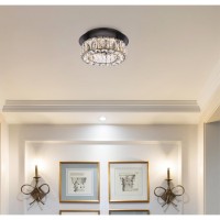 Monroe 12 Inch Led Single Flush Mount In Black