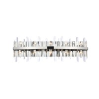 Serena 36 Inch Crystal Bath Sconce In Chrome