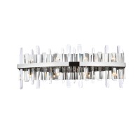 Serena 30 Inch Crystal Bath Sconce In Chrome