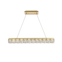 Valetta 36 Inch Led Linear Pendant In Gold