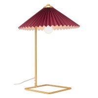 Charo Table Lamp Red And Gold