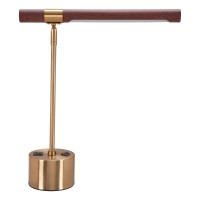 Kippy Table Lamp Brown And Brass