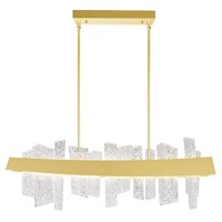 Guadiana 39 In Led Satin Gold Chandelier