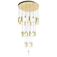 Olinda Led Integrated Satin Gold Chandelier