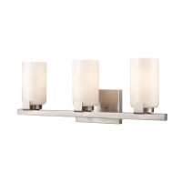 Dressler 22'' Wide 3-Light Vanity Light - Brushed Nickel