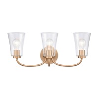 Emily 23'' Wide 3-Light Vanity Light - Brushed Gold