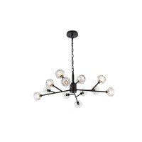 Graham 12 Light Pendant In Black