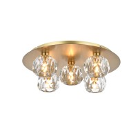 Graham 5 Light Ceiling Lamp In Gold