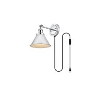 Blaise 1 Light Chrome Plug In Wall Sconce