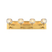 Graham 4 Light Wall Sconce In Gold