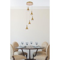 Amherst 14.5 Inch Led Pendant In Satin Gold