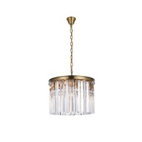 Sydney 20 Inch Round Crystal Chandelier In Satin Gold