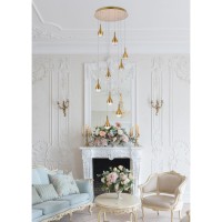 Amherst 24 Inch Led Chandelier In Satin Gold