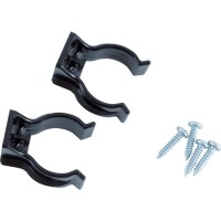 Maglite Black Universal Mounting Brackets For D-Cell Flashlight, 2 Pk