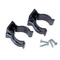 Maglite Black Universal Mounting Brackets For D-Cell Flashlight, 2 Pk