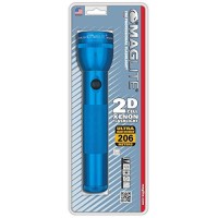 Maglite Heavy-Duty Incandescent 2-Cell D Flashlight, Blue