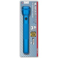 Maglite - S3D116 Maglite Heavy-Duty Incandescent 3-Cell D Flashlight, Blue