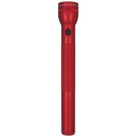 Maglite Heavy-Duty Incandescent 4-Cell D Flashlight, Red