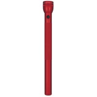 Maglite Heavy-Duty Incandescent 6-Cell D Flashlight, Red