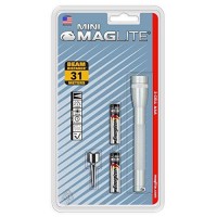 Maglite Mini Incandescent 2-Cell Aaa Flashlight, Silver