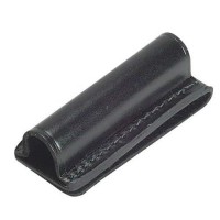 Maglite Black Plain Leather Holster For Aa Cell Mini Flashlights