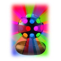 Creative Motion Rotating Disco Ball Light, 6-Inch