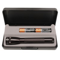 Maglite Mini Incandescent 2-Cell Aa Flashlight In Presentation Box, Black