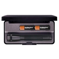 Maglite Mini Incandescent 2-Cell Aa Flashlight In Presentation Box, Black