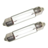 Perko Double Ended Festoon Bulbs 12V 10W 74A Pair