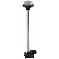 Perko 1634Dp0Chr Horizontal-Mount Fold Down White All-Round Pole Light - 14.75