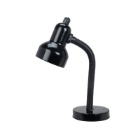 Grandrich G-2400 Blk Gooseneck Desk Lamp, Black