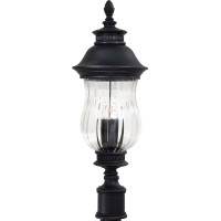 Minka Lavery Outdoor Post Lights 8909-94, Newport Cast Aluminum Exterior Lighting Fixture, 120 Watts, Heritage