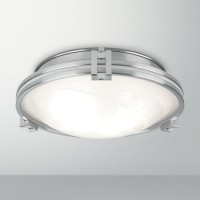 Possini Euro Design Deco Modern Close To Ceiling Light Flush Mount Fixture 12 3/4