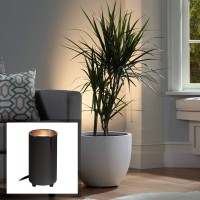 Pro Track Can Mini Small Uplighting Indoor Accent Spot-Light Plug-In Floor Plant Home Decorative Art Desk Picture Table Living Room Interior Corner Bar Photo Black Finish 6 1/2