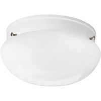 Progress Lighting P3408-30 1-Light Close-To-Ceiling Fixture, White