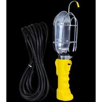 Bayco Sl-425 Incandescent Work Light W/Metal Guard, Yellow