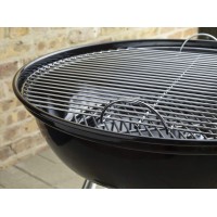 Weber Compact Kettle Charcoal Grill Barbecue, 47Cm | Bbq Grill With Lid Cover, Stand & Wheels | Freestanding Outdoor Oven, Smoker & Outdoor Cooker With Porcelain-Enamelled Bowl - Black (1221004)