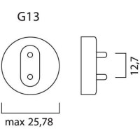 Sylvania Fluorescent 427890 -L 59 Cm F18W 00644 Aquastar