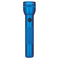 Maglite Heavy-Duty Incandescent 2-Cell D Flashlight In Display Box, Blue