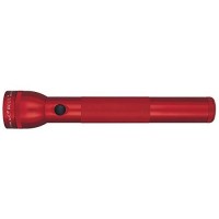 Maglite Heavy-Duty Incandescent 3-Cell D Flashlight In Display Box, Red